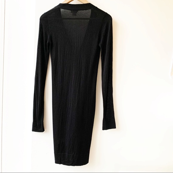 Aritzia x Kenzie Girl Long Knit Cardigan Black - Picture 3 of 12